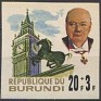 Burundi - 1967 - Characters - 20+3 FR - Multicolor - Burundi, Characters - Scott B30 - Winston Churchill & Big Ben London - 0